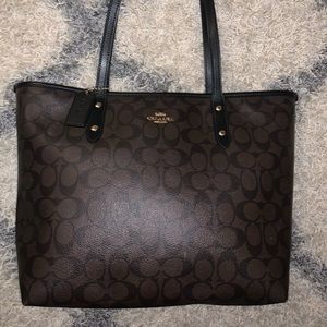 Brown Coach Tote